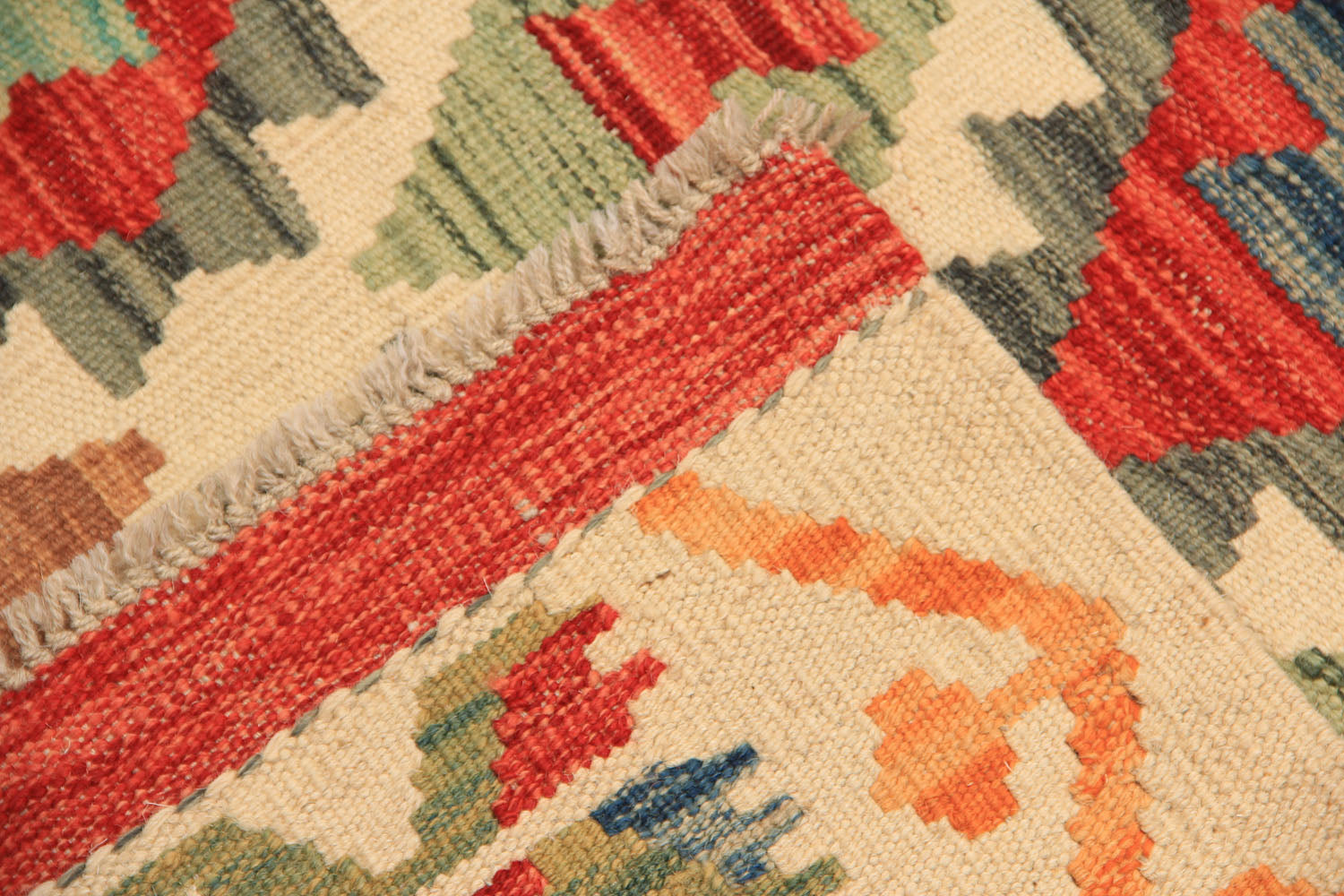 3' X 8'  Multy Handmade Veggie Dye Kilim Rug Runner
