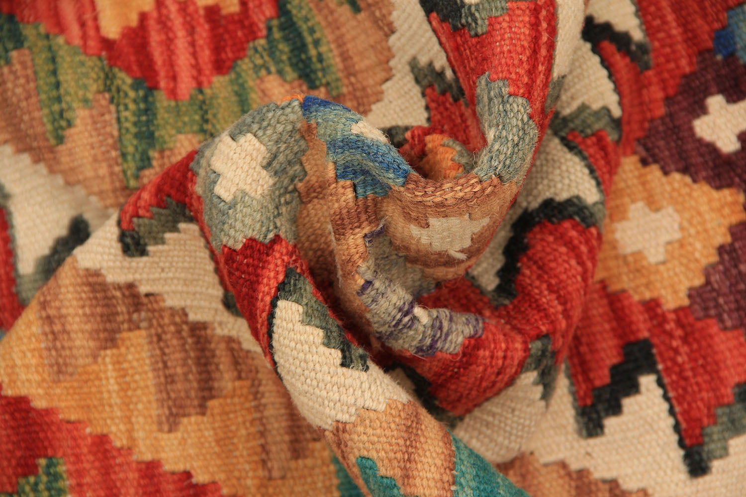 2' 6" x 8'  Multy Handmade Veggie Dye Kilim Rug Runner