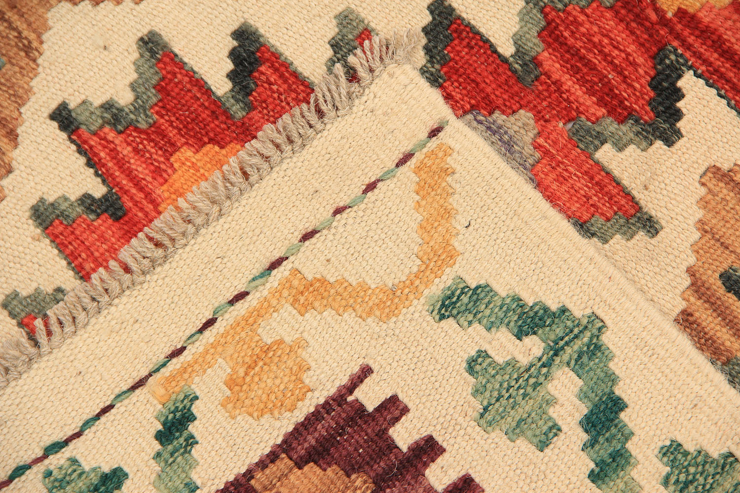 2' 6" x 8'  Multy Handmade Veggie Dye Kilim Rug Runner