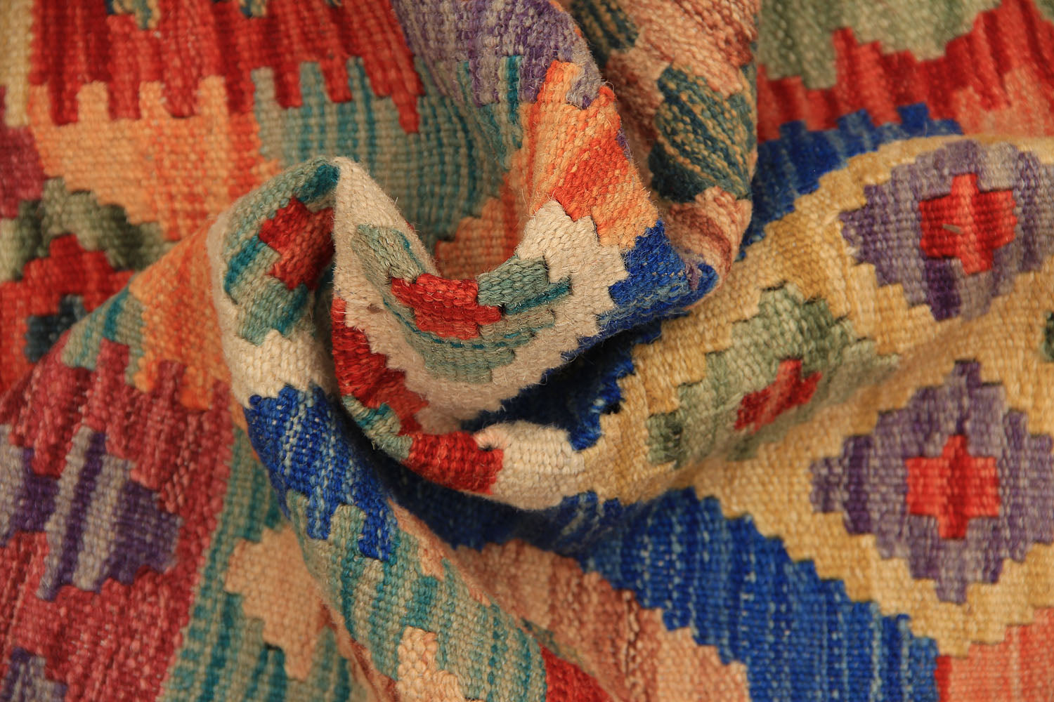 3' X 8'  Multy Handmade Veggie Dye Kilim Rug Runner