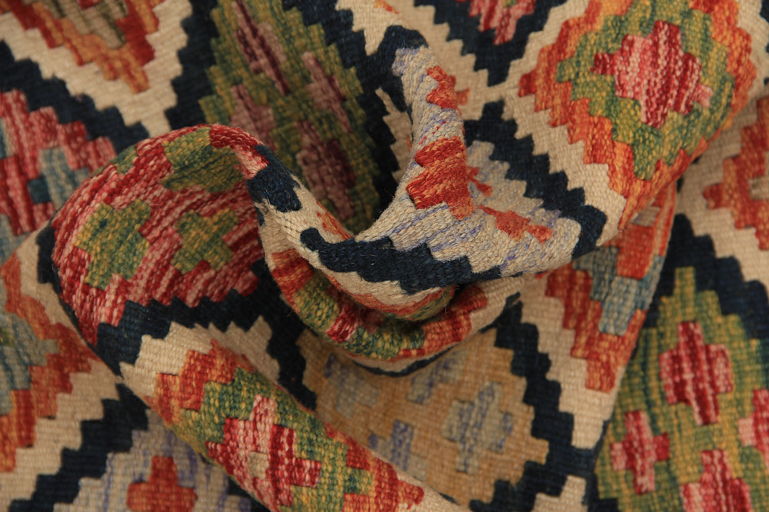 3' X 8'  Multy Handmade Veggie Dye Kilim Rug Runner