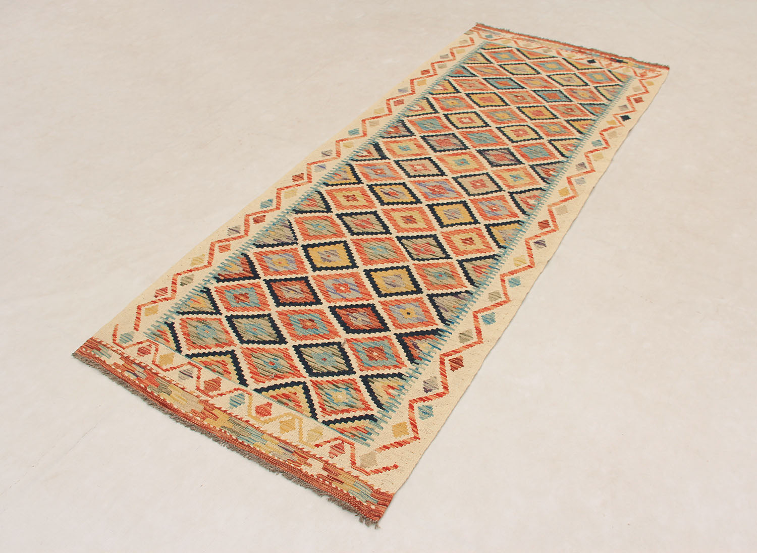 Multy Handmade Veggie Dye Kilim Rug Rectangular