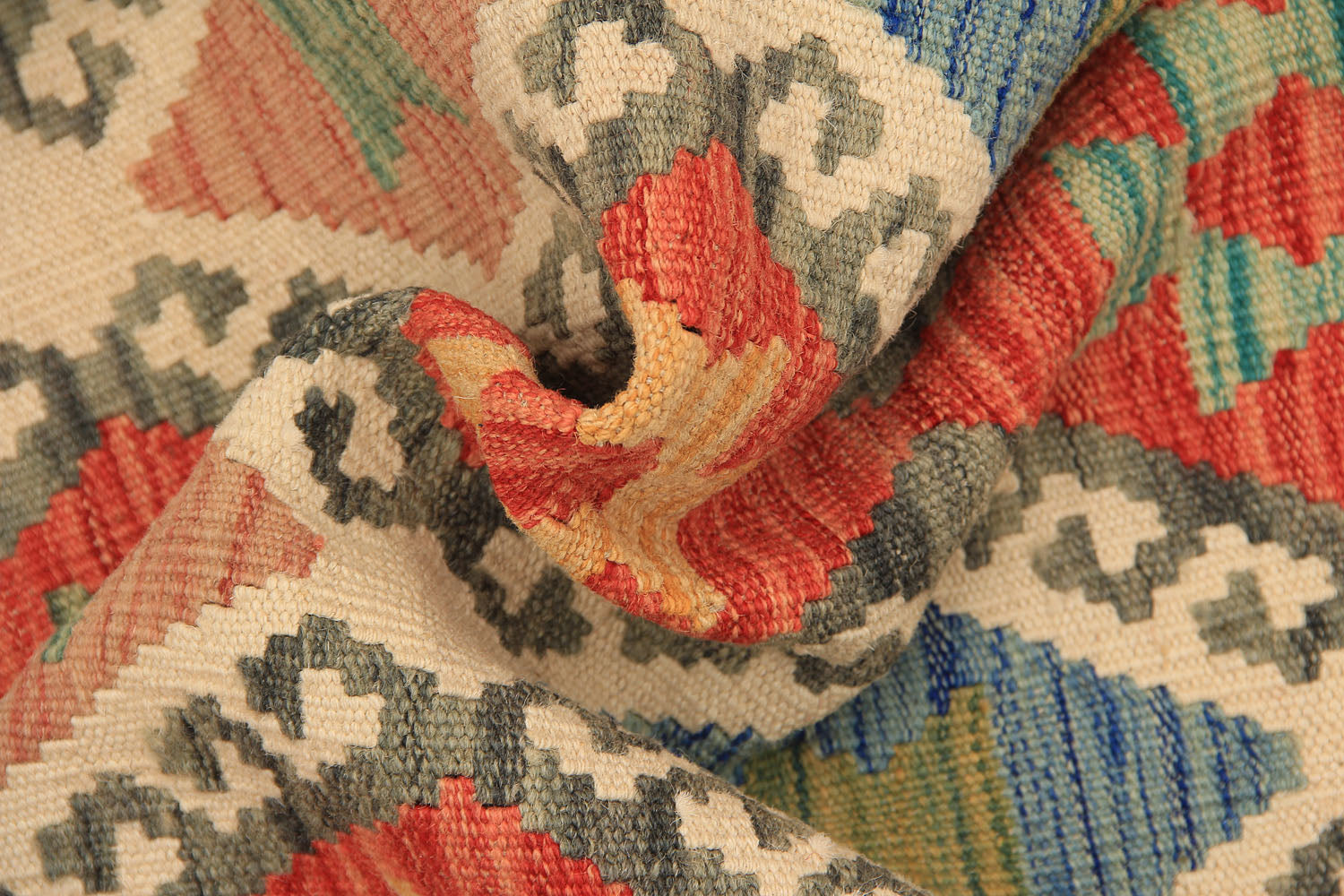 3' X 8'  Multy Handmade Veggie Dye Kilim Rug Runner