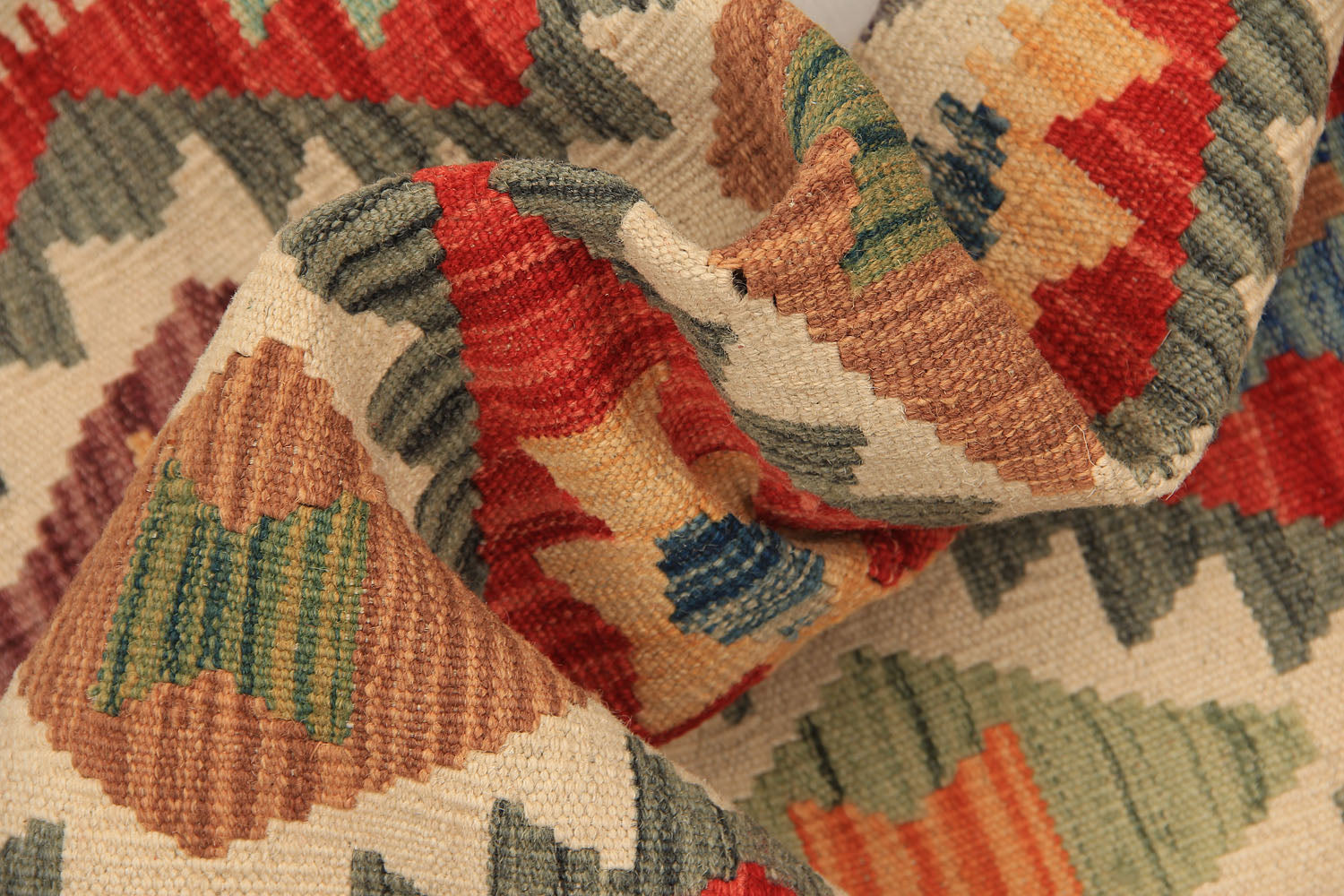 3' X 8'  Multy Handmade Veggie Dye Kilim Rug Runner