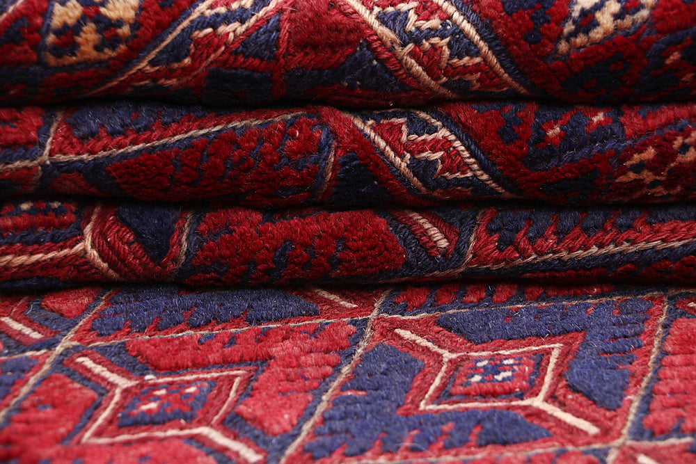 Handmade Fine Mashwani Afghan Rug