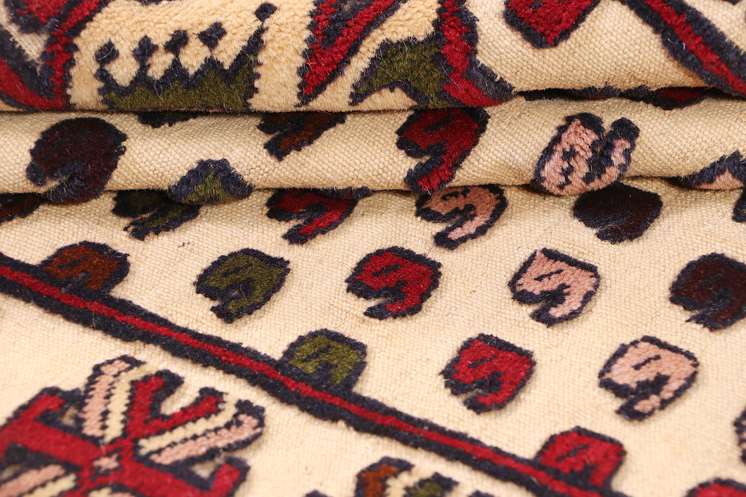 Handmade Herati Gul Afghan Rug