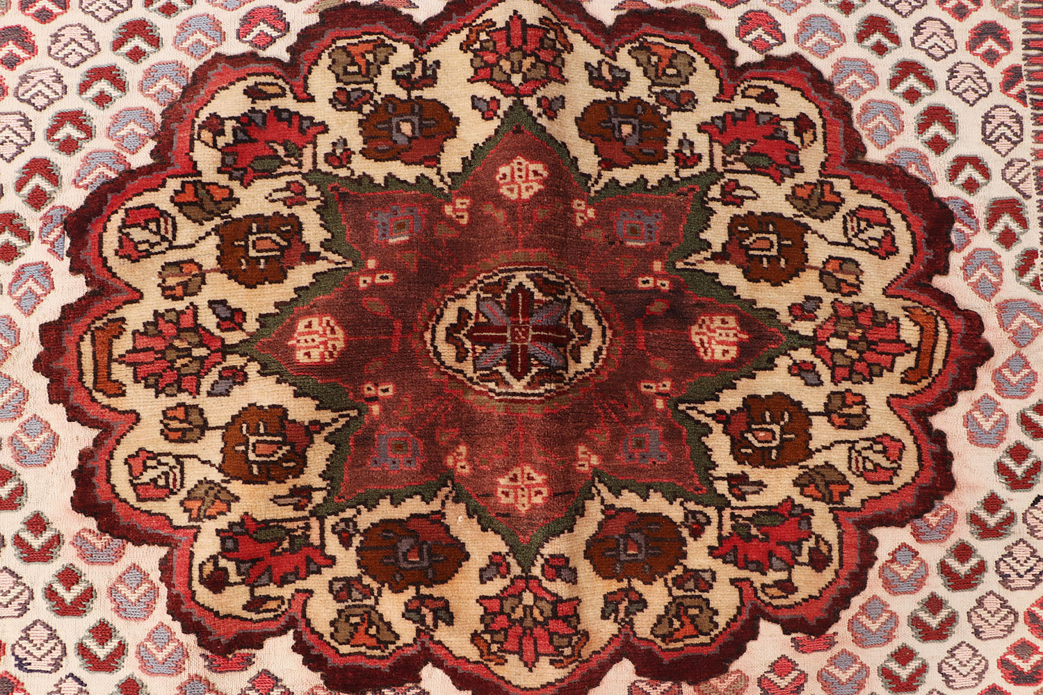 Handmade Herati Gul Afghan Rug