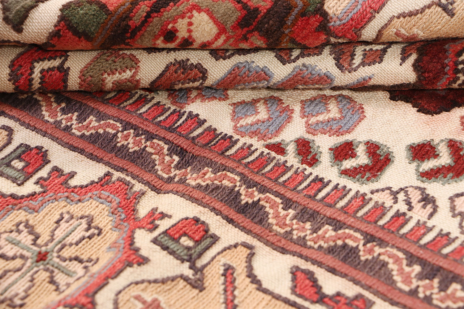 Handmade Herati Gul Afghan Rug