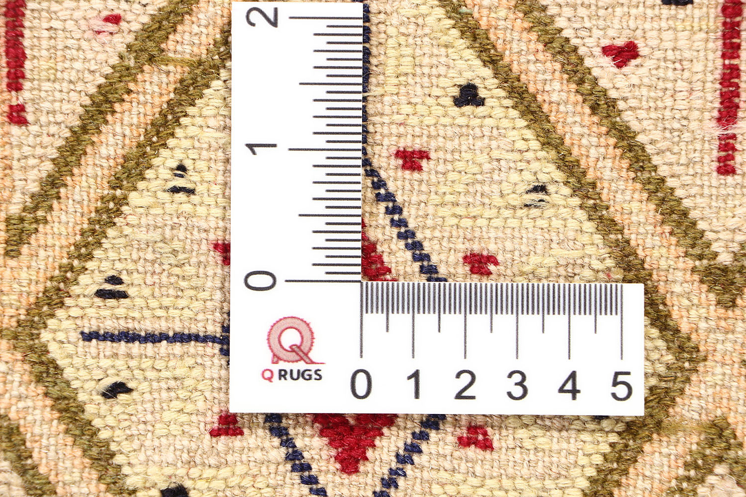 2' 6" x 4'  L.brown Handmade Nakhunak Afghan Rug Rectangular