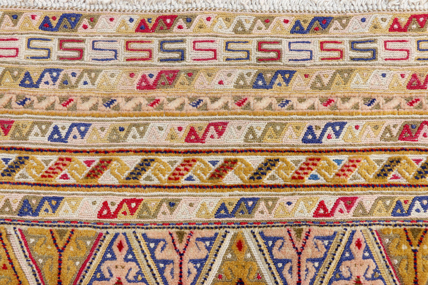 3' x 5'  L.brown Handmade Nakhunak Afghan Rug Rectangular