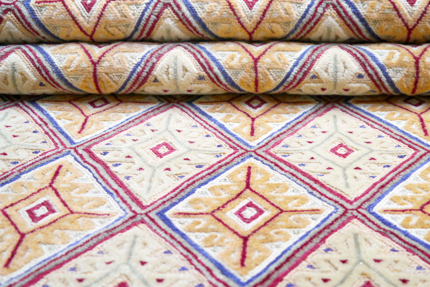3' X 4'  L.brown Handmade Nakhunak Afghan Rug Rectangular