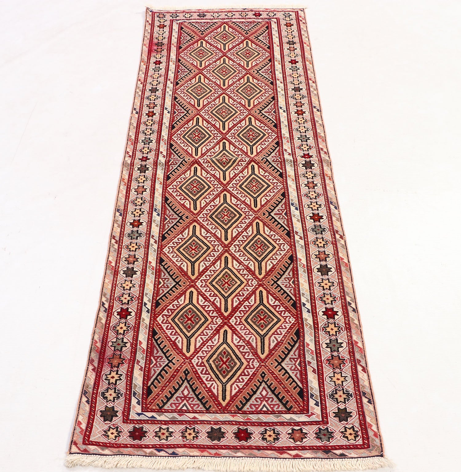 Multy Handmade Nakhunak Afghan Rug Runner