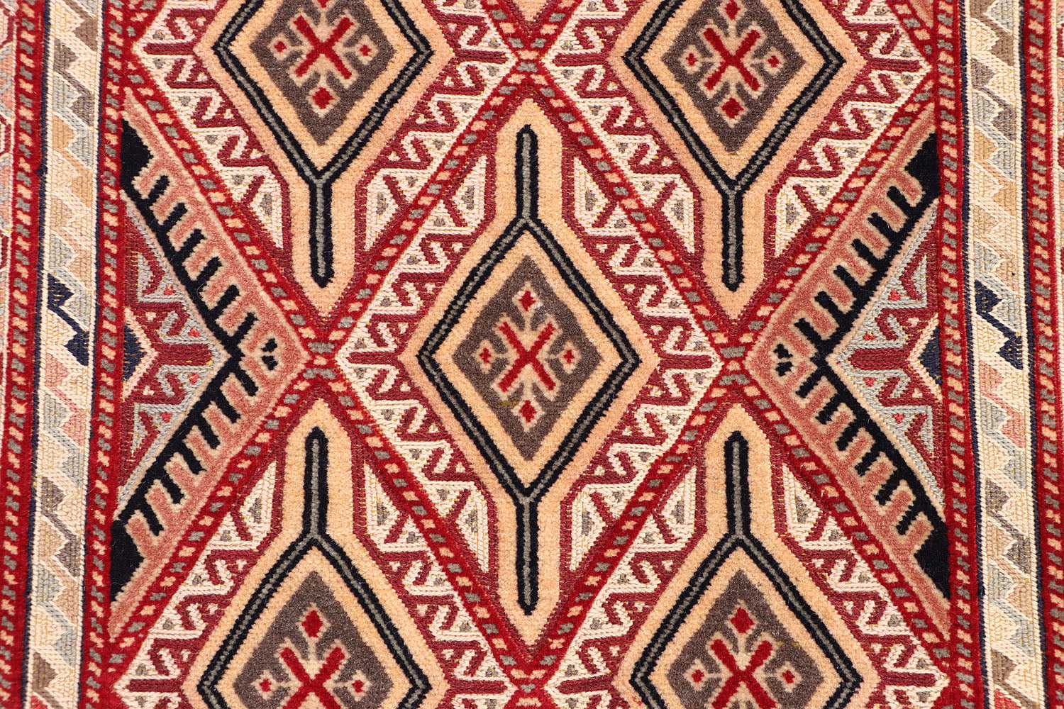 Multy Handmade Nakhunak Afghan Rug Runner