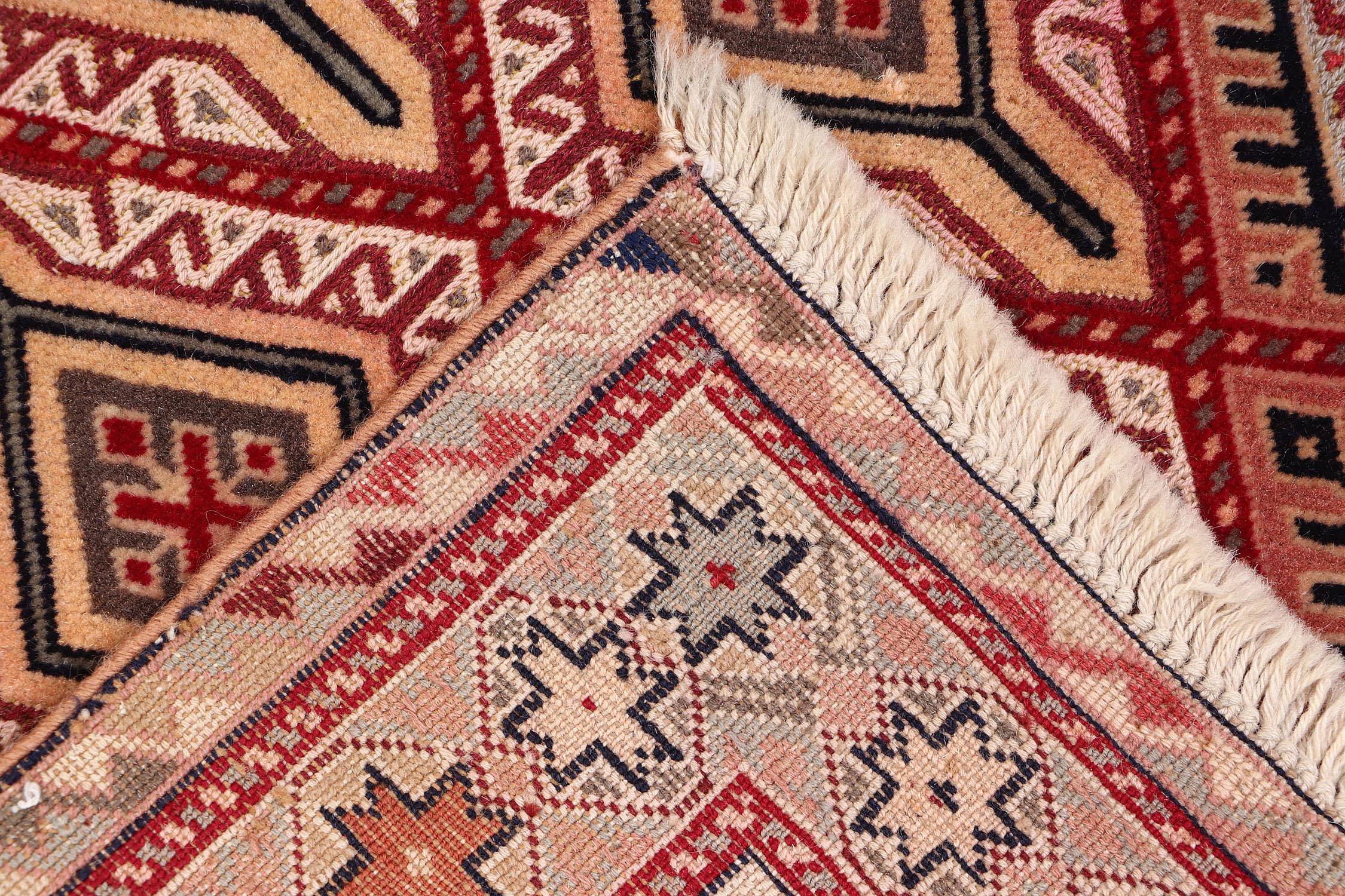 Multy Handmade Nakhunak Afghan Rug Runner