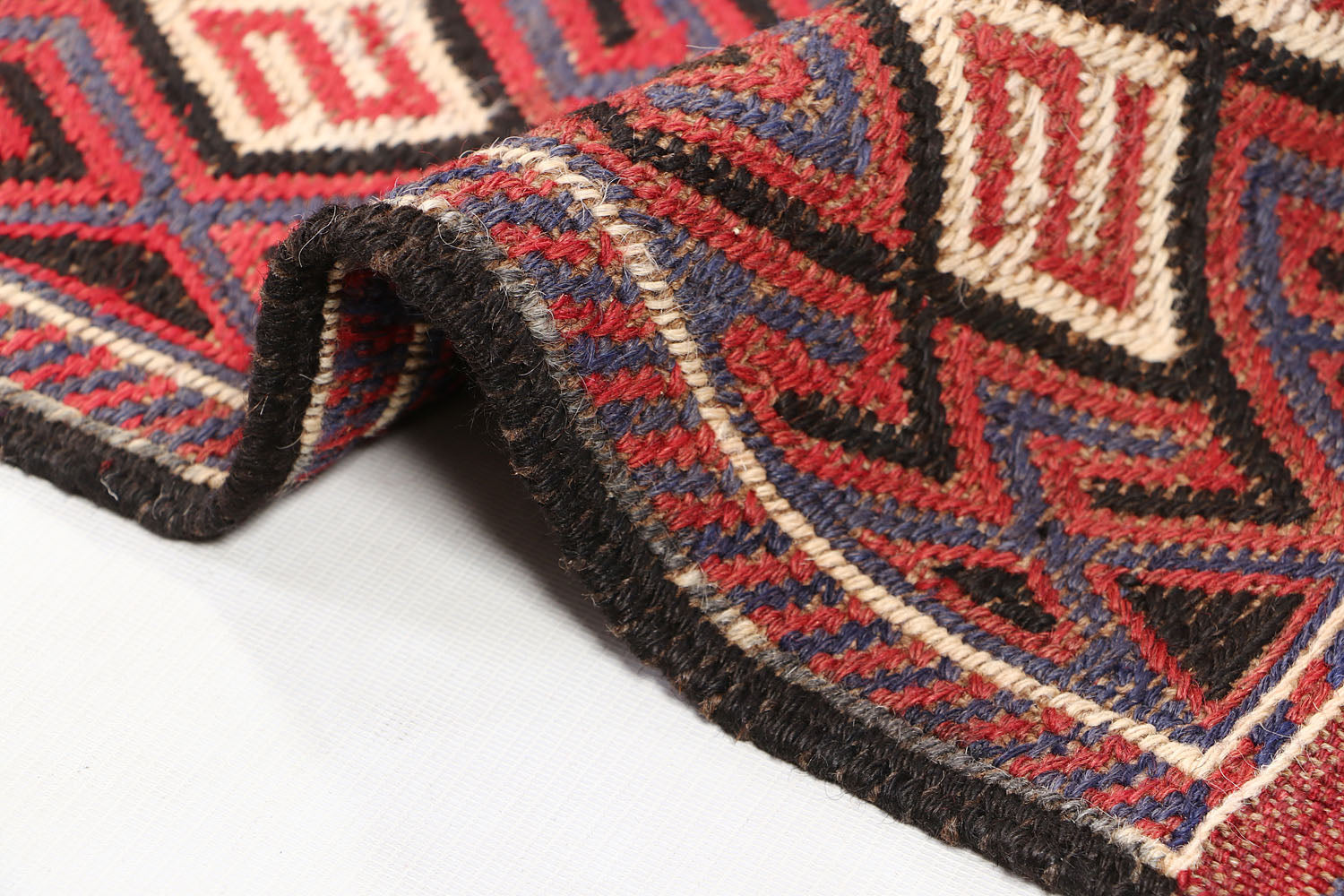 6' x 9'  Ivory Handmade Saghari Kilim Rug Rectangular