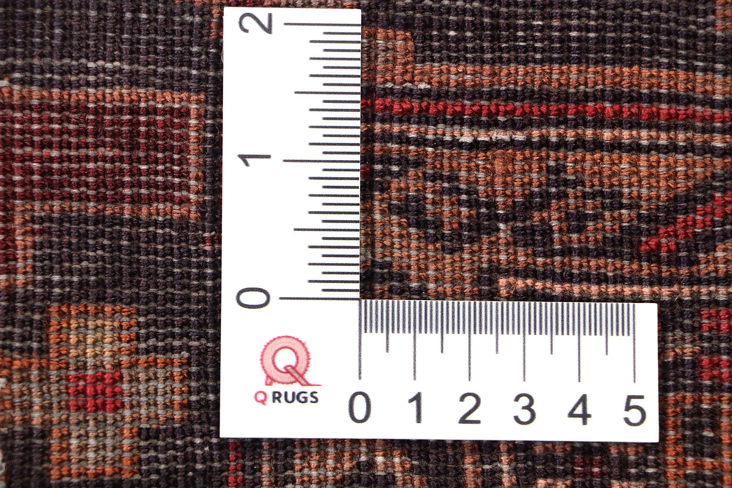 4' 6" x 6' 6  Brown Handmade Adraskan Baluchi Afghan Rug Rectangular