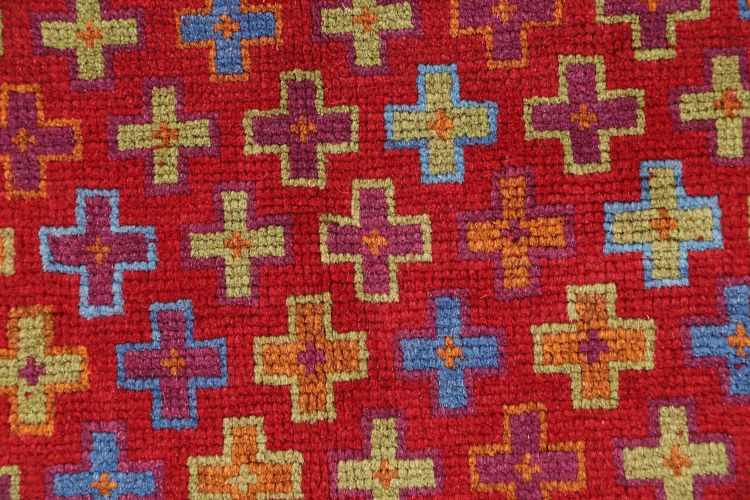 3' x 5'  Red Handmade Kohistani Baluchi Afghan Rug Rectangular