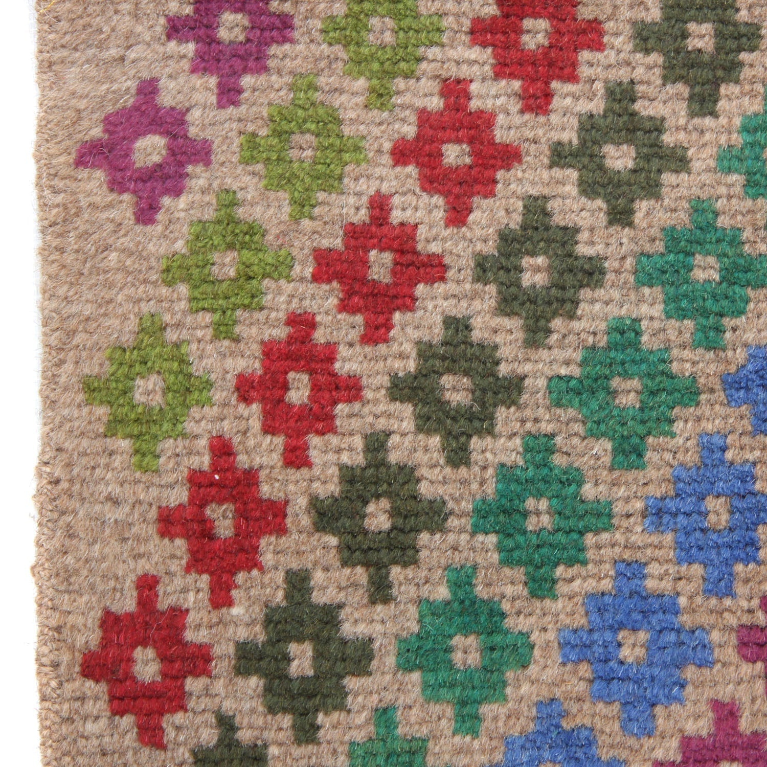 3' X 5'  L.brown Handmade Kohistani Baluchi Afghan Rug Rectangular