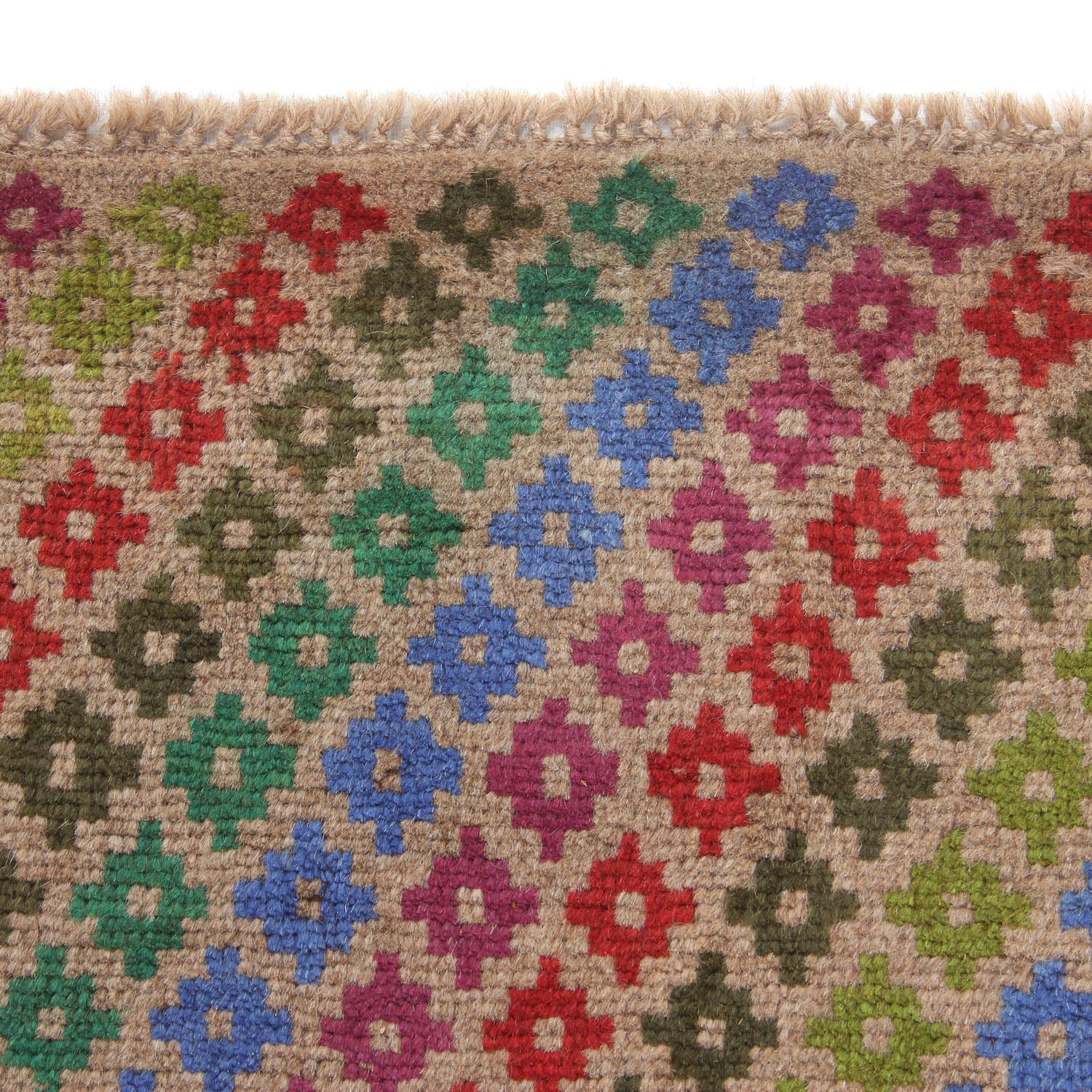 3' X 5'  L.brown Handmade Kohistani Baluchi Afghan Rug Rectangular