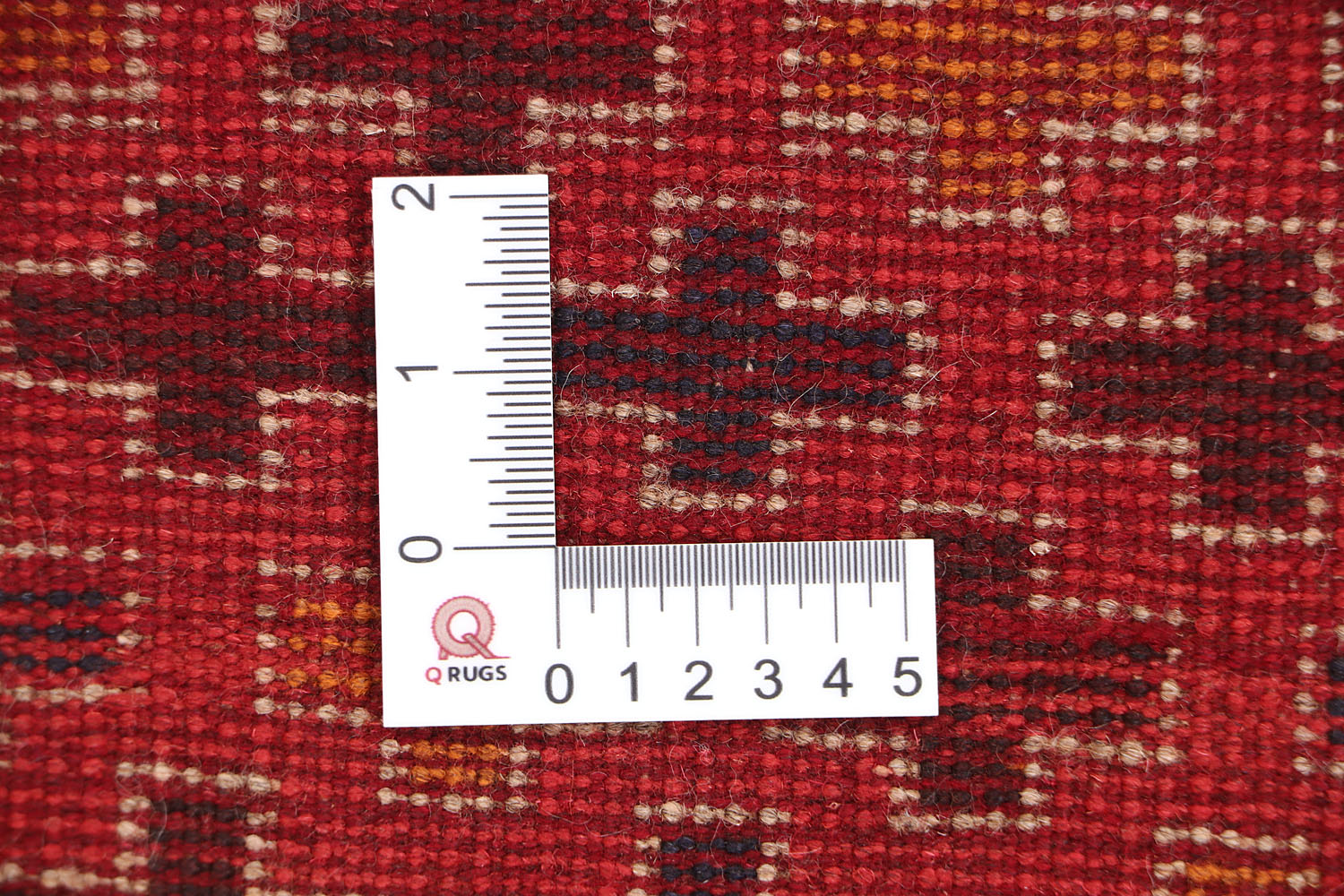 3' X 5'  Red Handmade Kohistani Baluchi Afghan Rug Rectangular