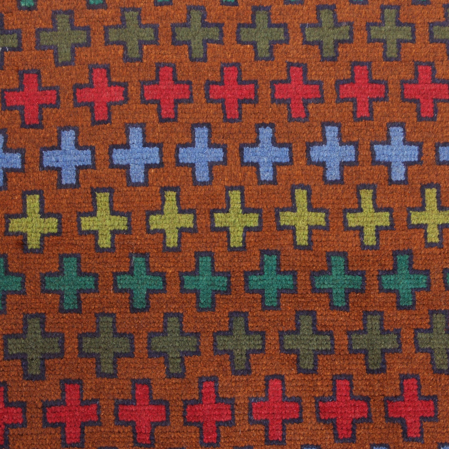 3' X 5'  Gold Handmade Kohistani Baluchi Afghan Rug Rectangular
