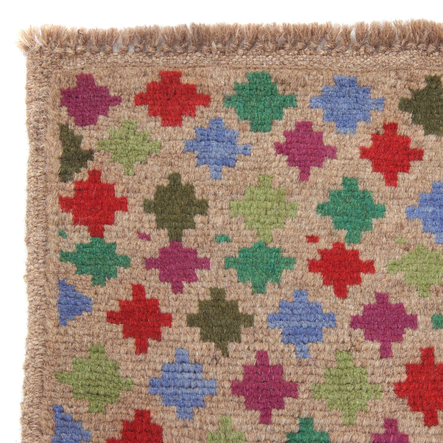 3' X 5'  L.brown Handmade Kohistani Baluchi Afghan Rug Rectangular