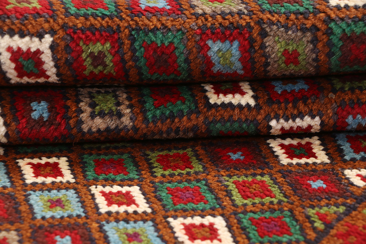 3' X 5'  Multy Handmade Kohistani Baluchi Afghan Rug Rectangular