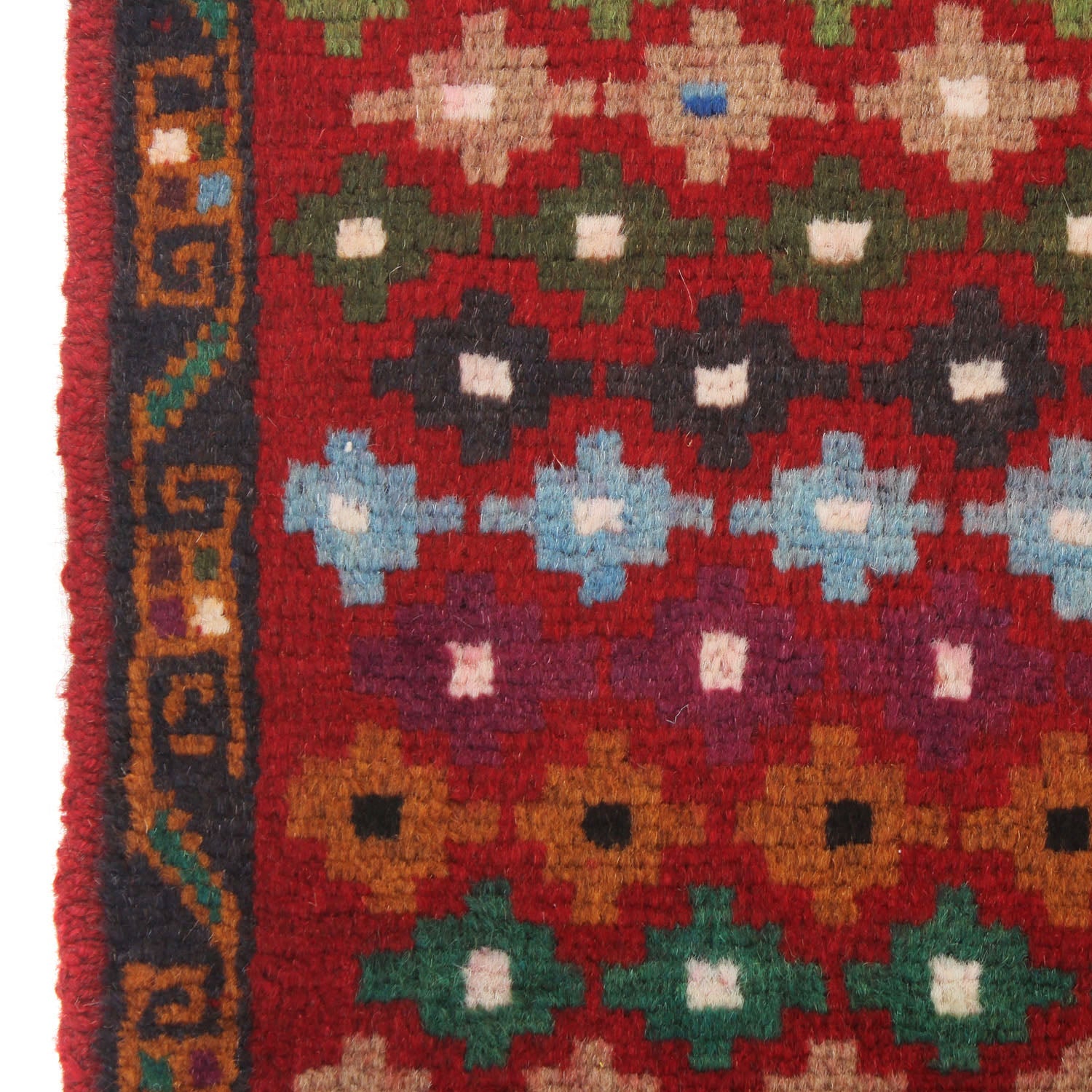 3' x 5'  Red Handmade Kohistani Baluchi Afghan Rug Rectangular