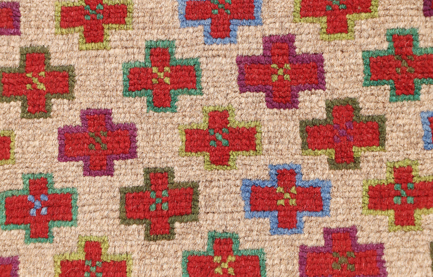 3' X 5'  L.brown Handmade Kohistani Baluchi Afghan Rug Rectangular