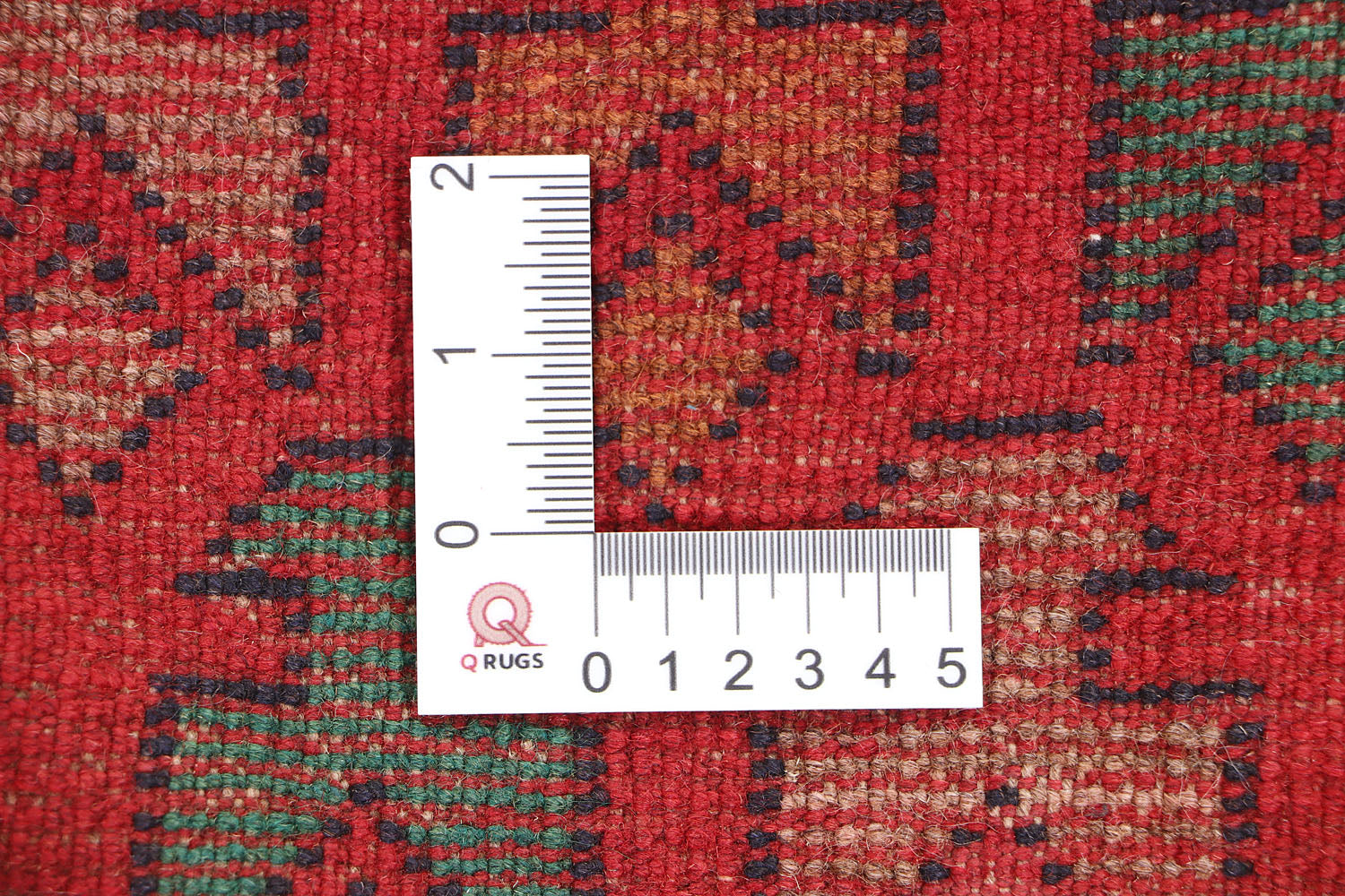 3' X 5'  Red Handmade Kohistani Baluchi Afghan Rug Rectangular