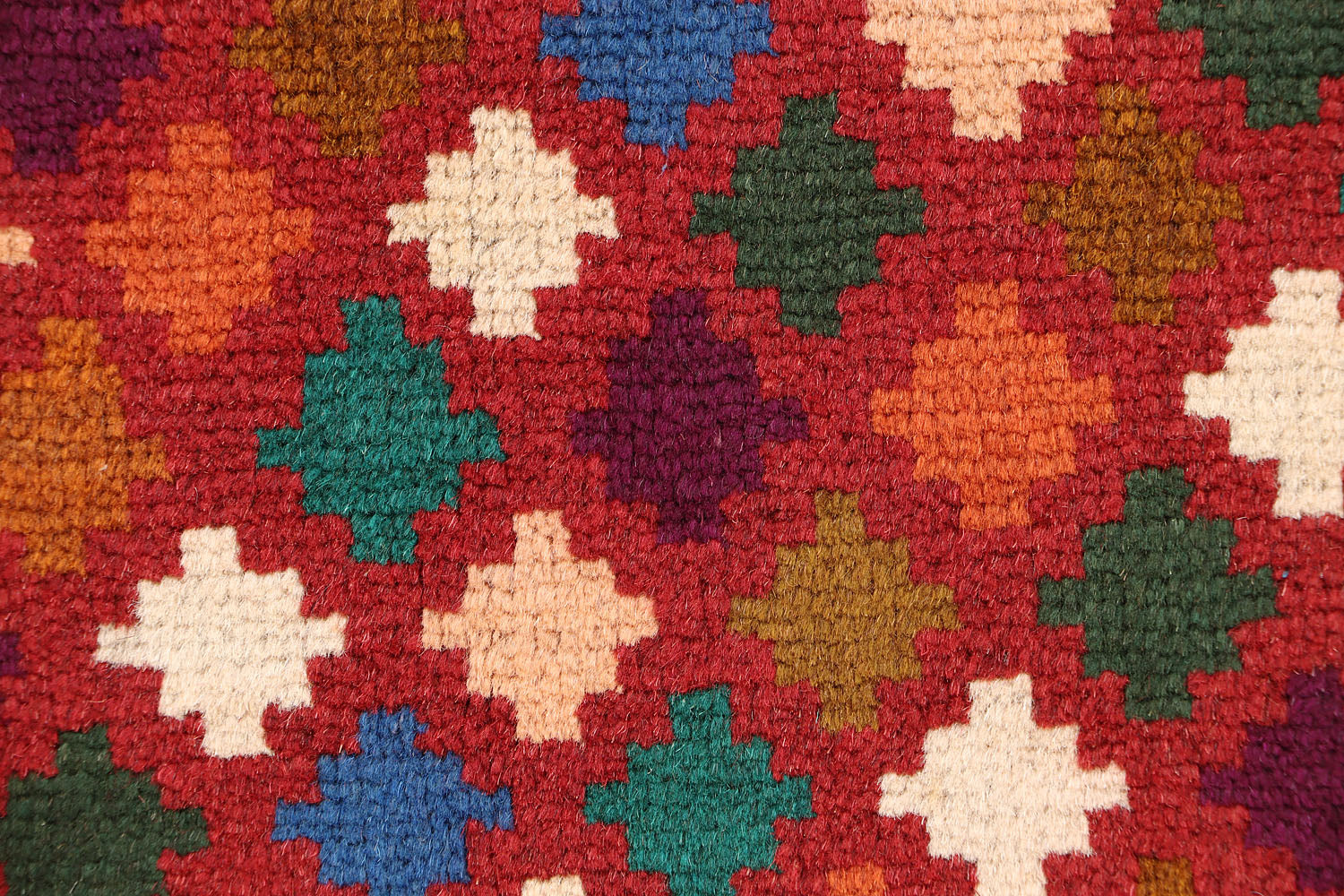 3' X 5'  Red Handmade Kohistani Baluchi Afghan Rug Rectangular