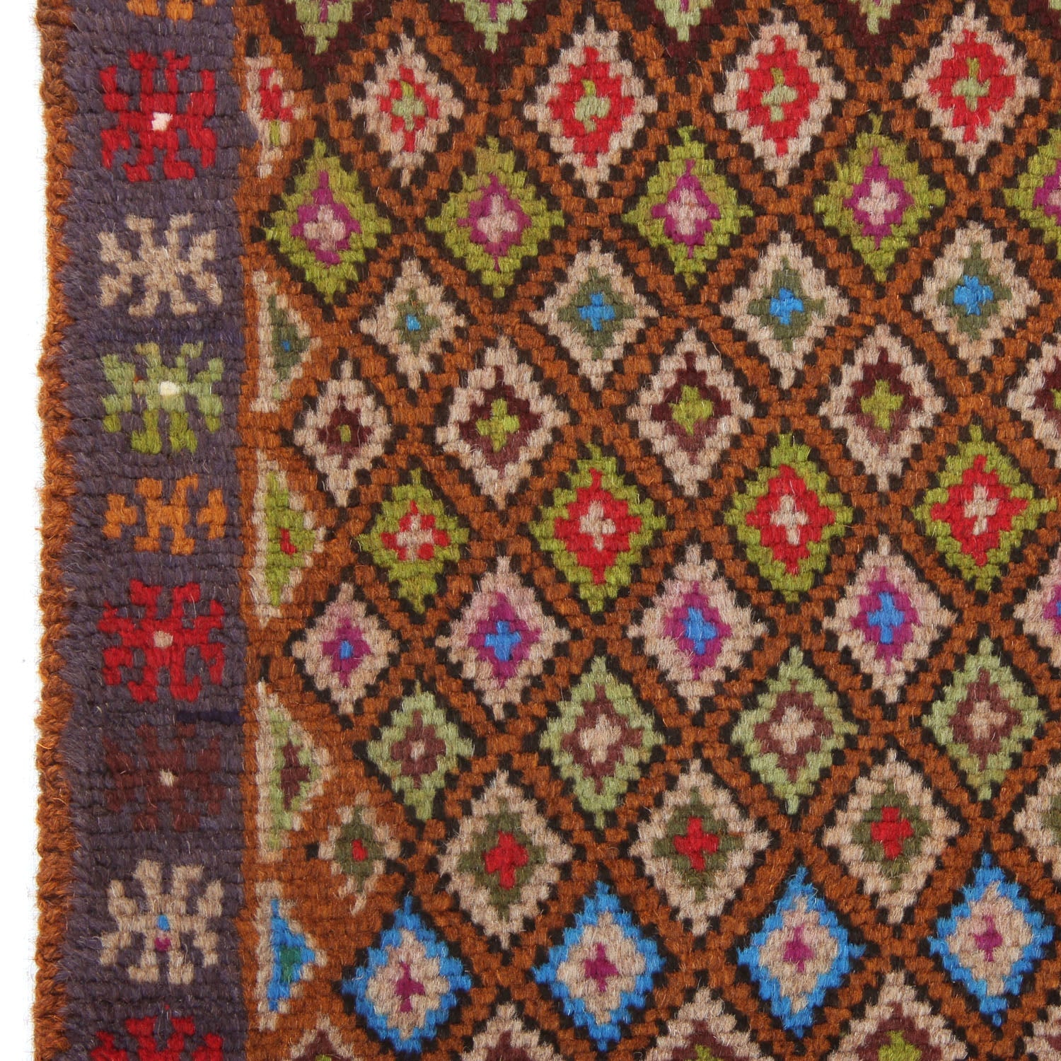 3' X 5'  Gold Handmade Kohistani Baluchi Afghan Rug Rectangular