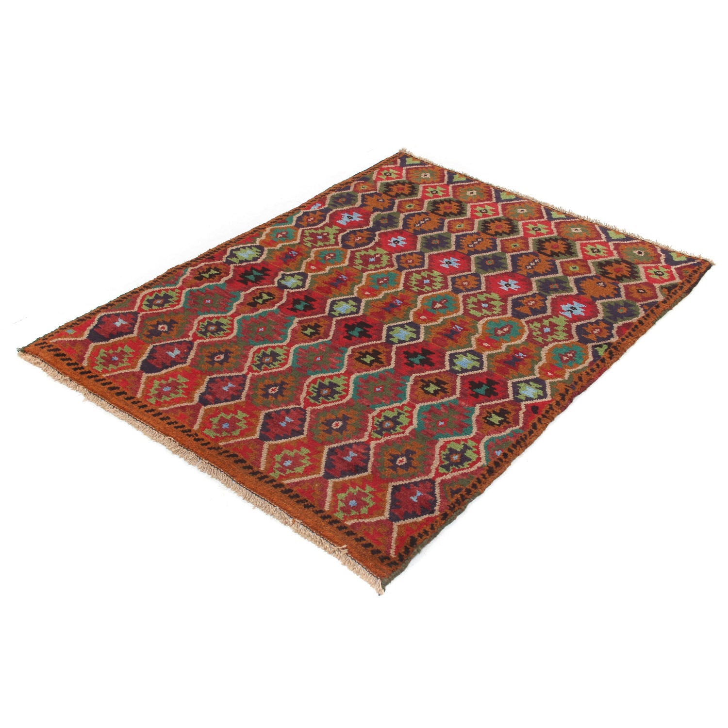 3' x 5'  Multy Handmade Kohistani Baluchi Afghan Rug Rectangular