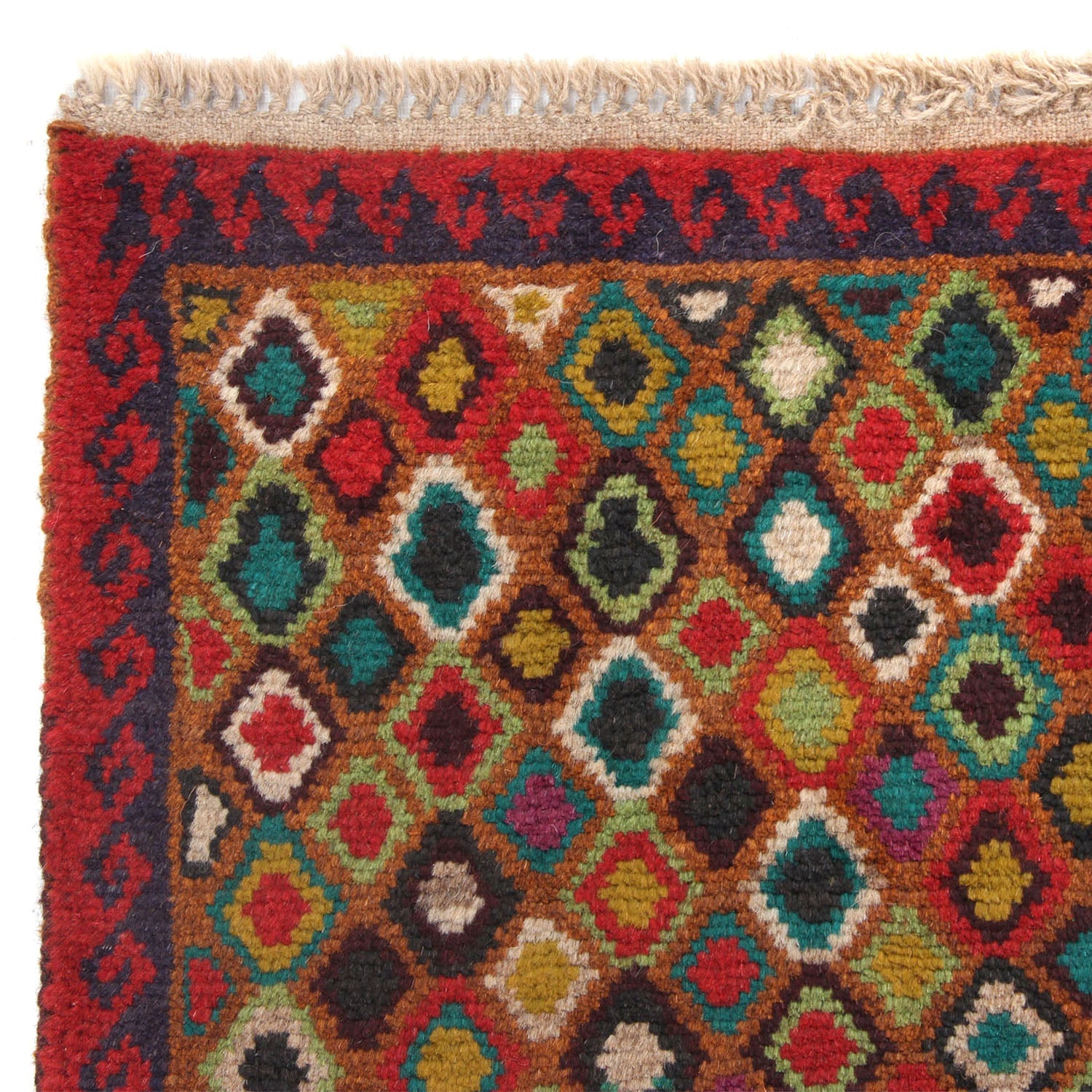 3' X 5'  Multy Handmade Kohistani Baluchi Afghan Rug Rectangular