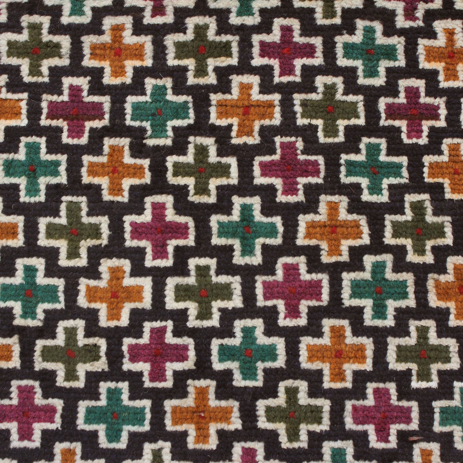3' X 5'  Blue Handmade Kohistani Baluchi Afghan Rug Rectangular