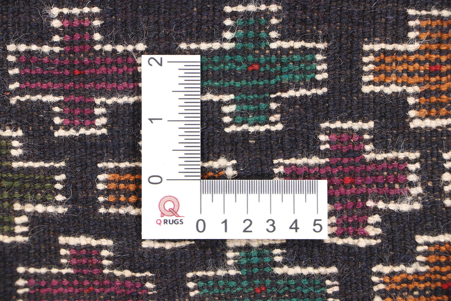 3' X 5'  Blue Handmade Kohistani Baluchi Afghan Rug Rectangular