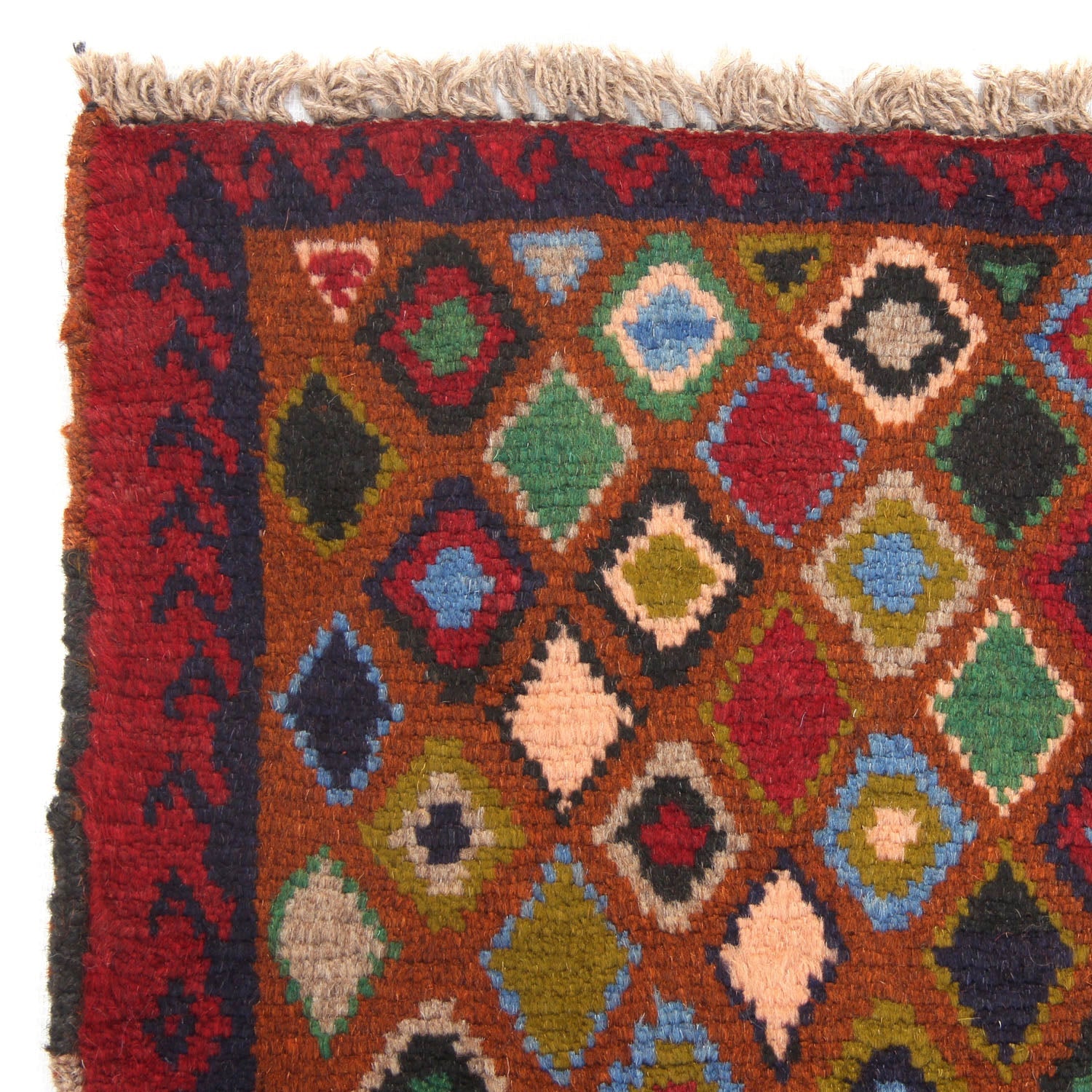 3' X 5'  Gold Handmade Kohistani Baluchi Afghan Rug Rectangular