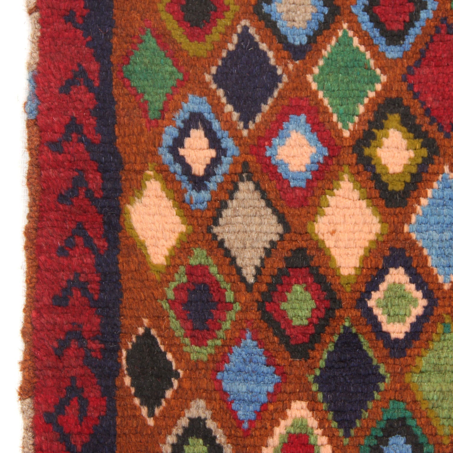3' X 5'  Gold Handmade Kohistani Baluchi Afghan Rug Rectangular