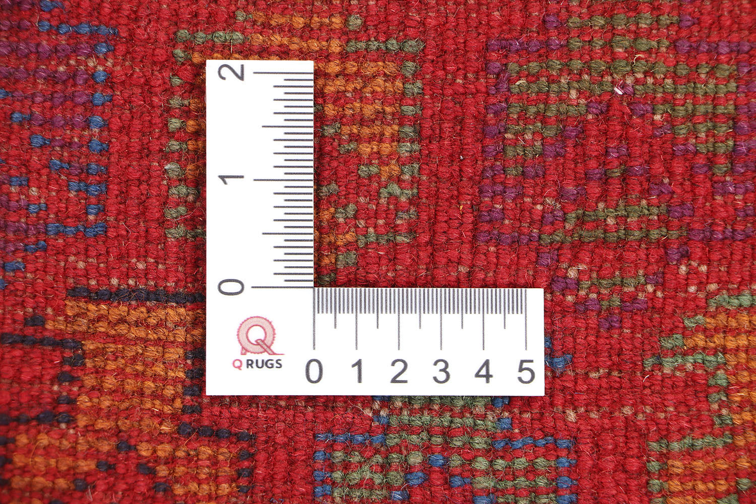 3' X 4'  Red Handmade Kohistani Baluchi Afghan Rug Rectangular