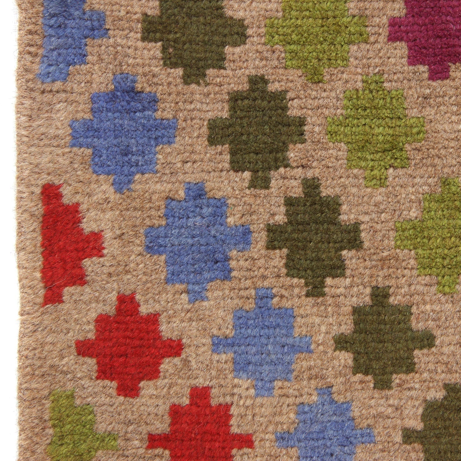 3' x 5'  L.brown Handmade Kohistani Baluchi Afghan Rug Rectangular