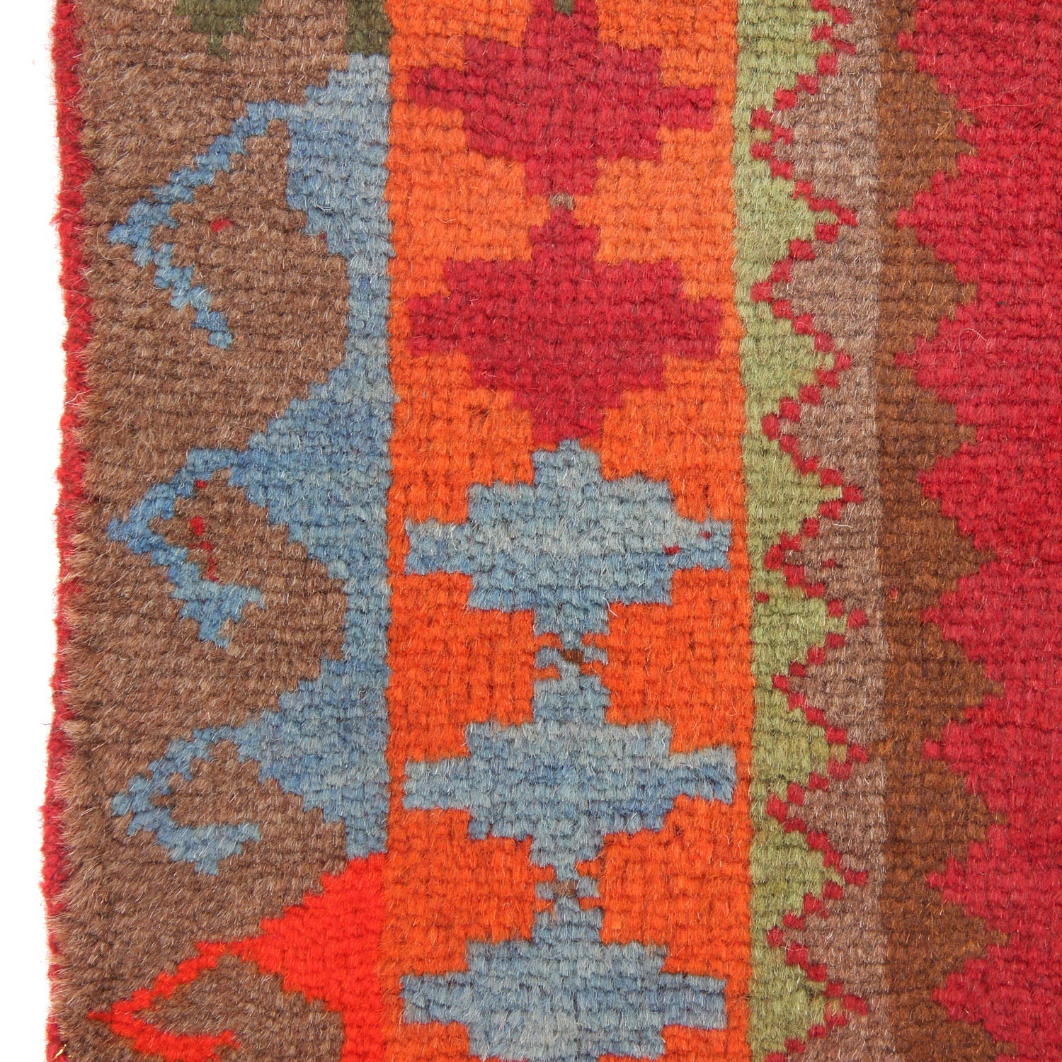 3' X 5'  Red Handmade Kohistani Baluchi Afghan Rug Rectangular