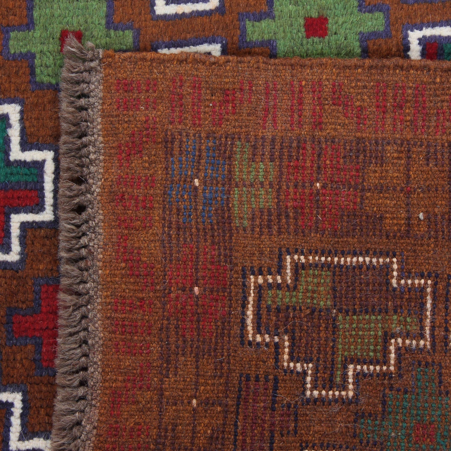 3' X 5'  Blue Handmade Kohistani Baluchi Afghan Rug Rectangular