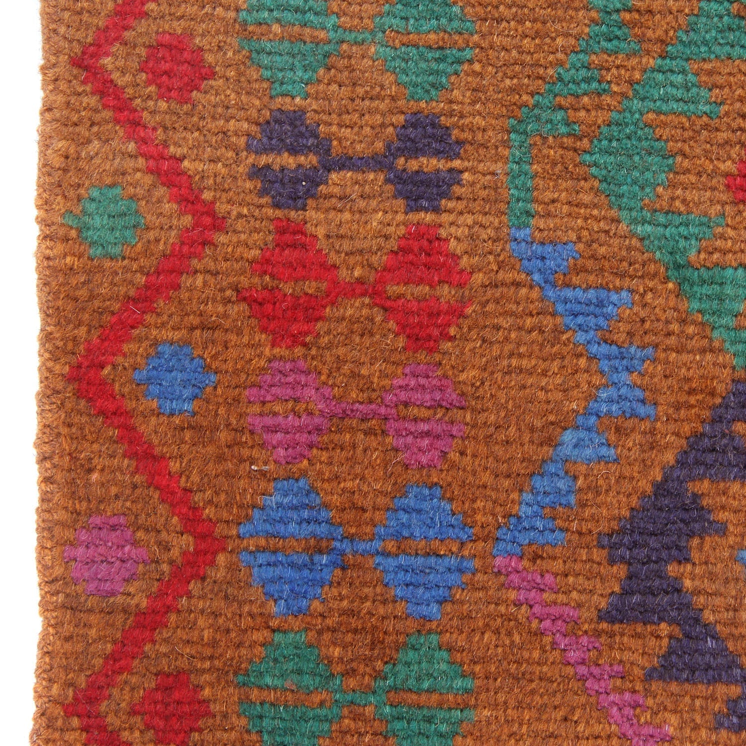 3' x 5'  Gold Handmade Kohistani Baluchi Afghan Rug Rectangular