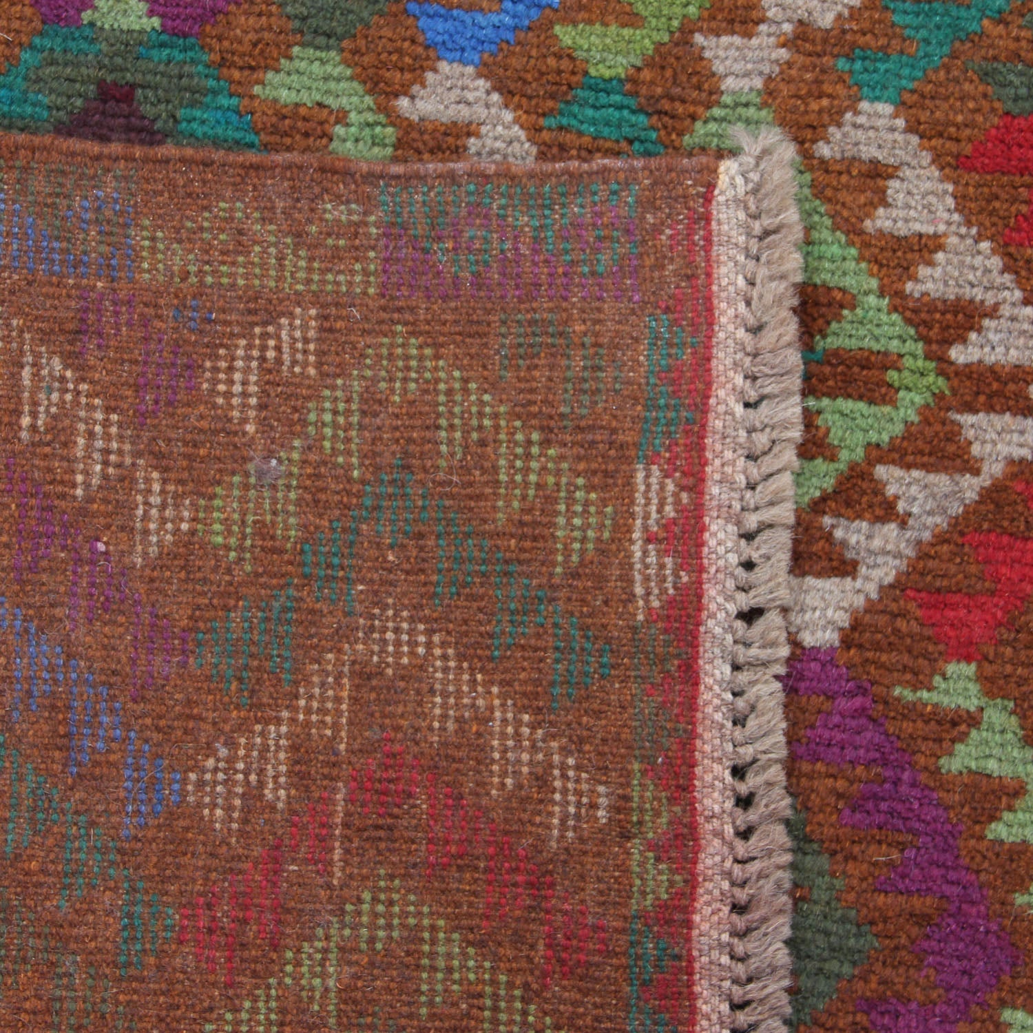 3' x 5'  Gold Handmade Kohistani Baluchi Afghan Rug Rectangular
