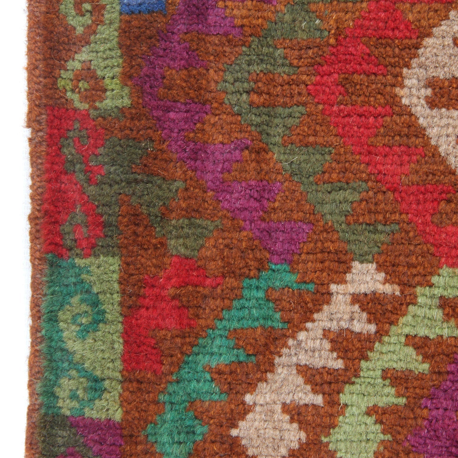 3' x 5'  Gold Handmade Kohistani Baluchi Afghan Rug Rectangular