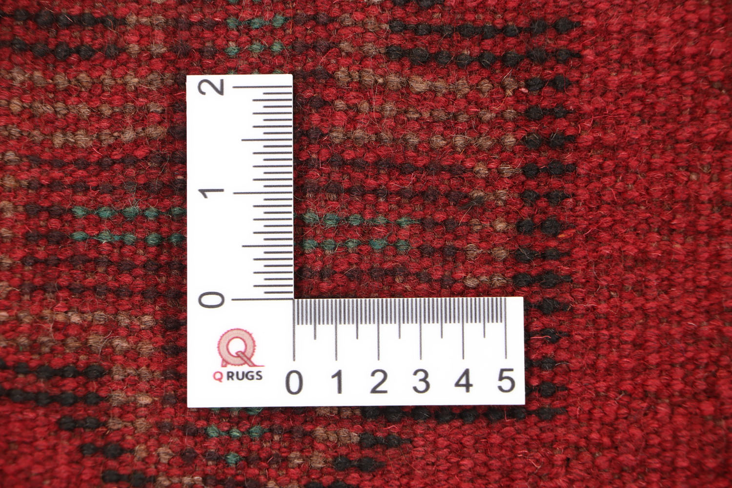 3' 3" X 6'  Red Handmade Kohistani Baluchi Afghan Rug Rectangular