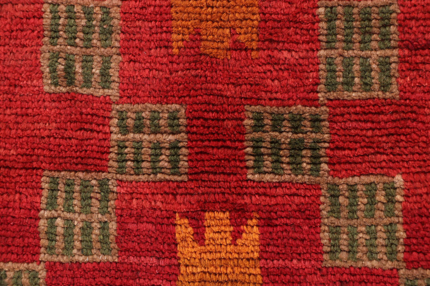 3' X 5'  Red Handmade Kohistani Baluchi Afghan Rug Rectangular