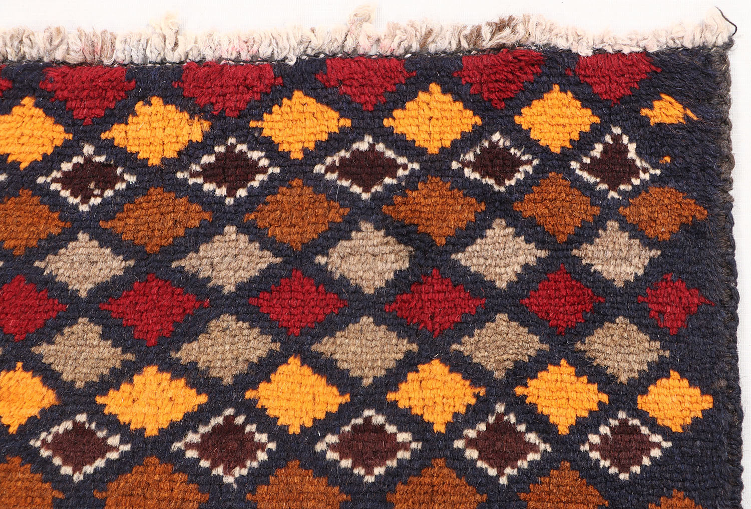 3' x 5'  Blue Handmade Kohistani Baluchi Afghan Rug Rectangular