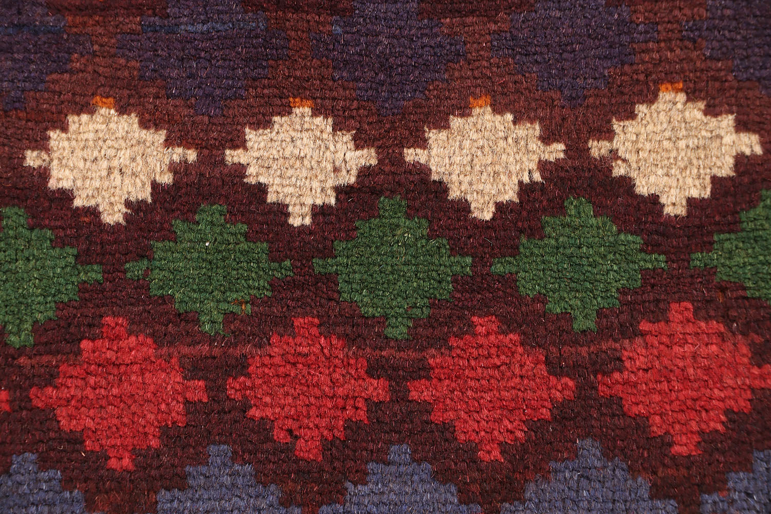 3' x 5'  Brown Handmade Kohistani Baluchi Afghan Rug Rectangular