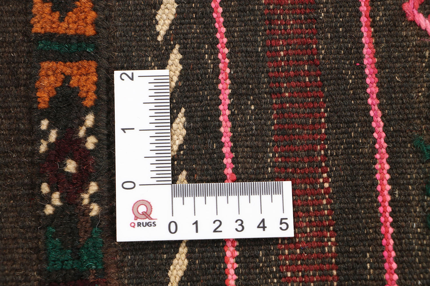 2' 6" x 6'  Brown Handmade Sufra Kilim Rug Runner